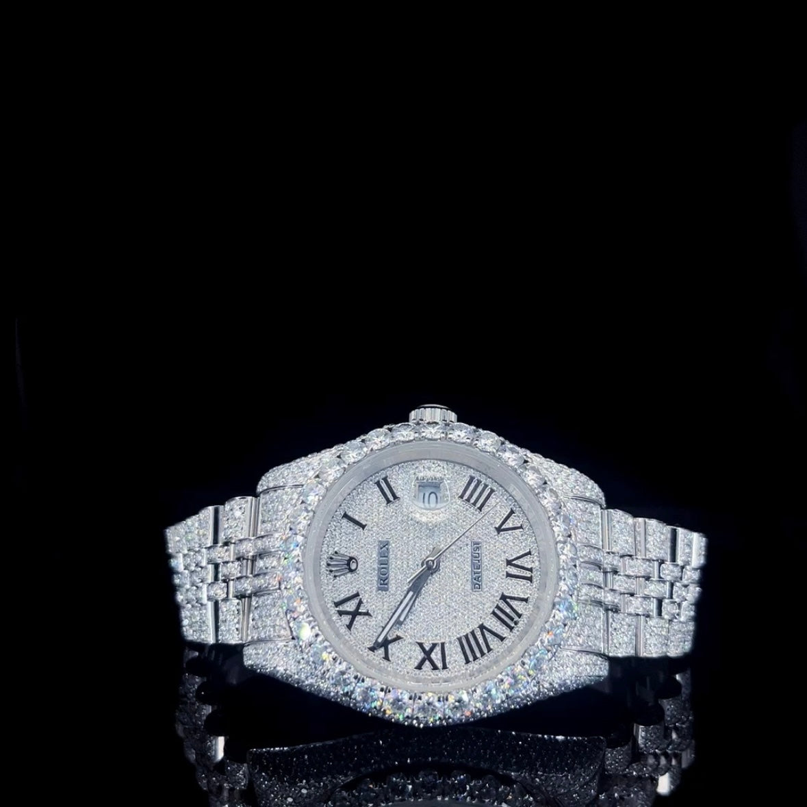 vvs moissanite rolex (white)