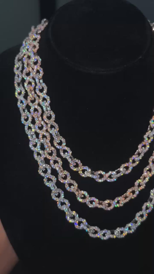 vvs moissanite infinite chain